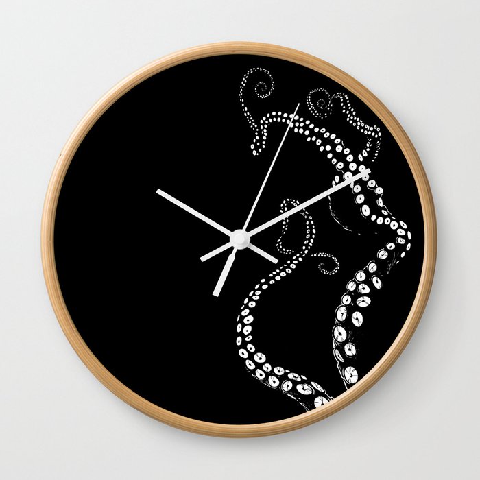 tentacles Wall Clock
