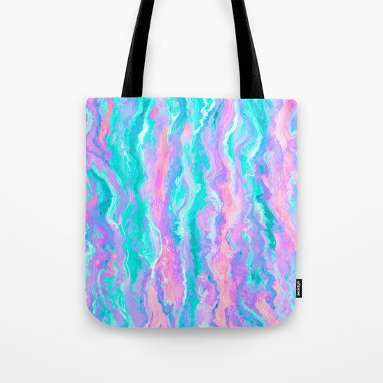 Aqua Melt Tote Bag