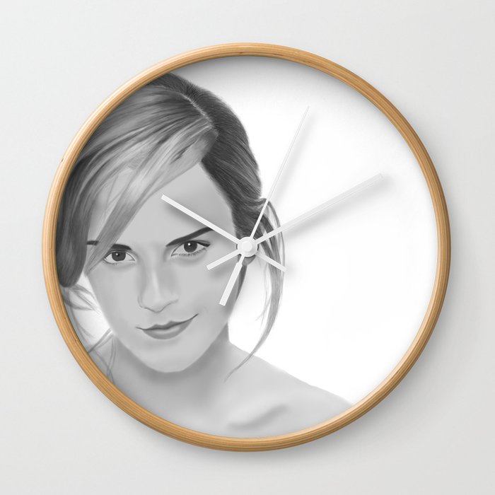 Emma Watson Wall Clock