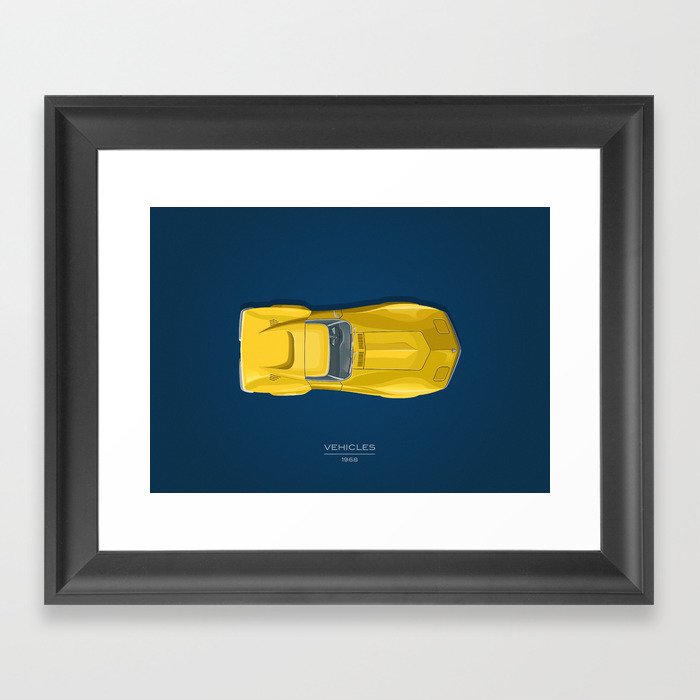 Vehicles / 1968 Framed Art Print