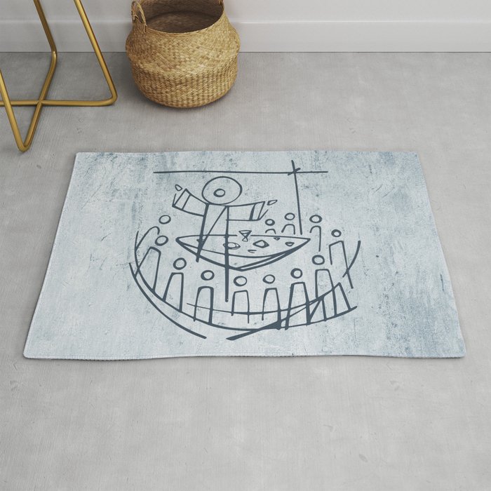 Last supper store rug