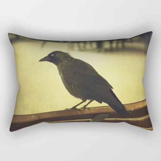 Watch the birdie Rectangular Pillow