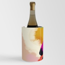 la vie en rose  art abstract minimal Wine Chiller