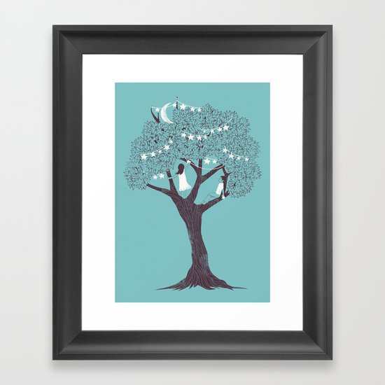 I Saw Stars Framed Art Print