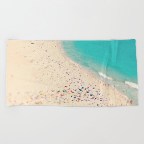 beach love III - Nazare Beach Towel