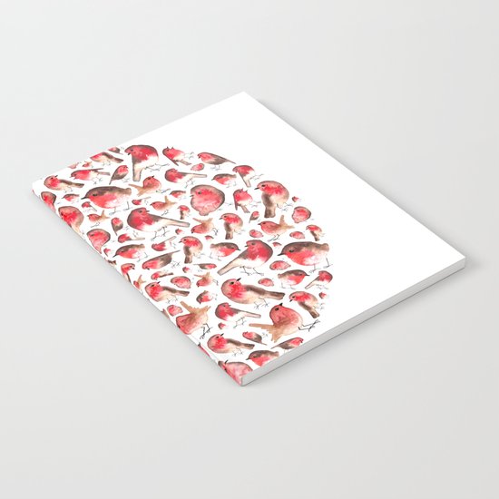 Christmas Robins Notebook