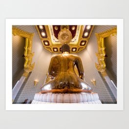 Golden Buddha Temple, Wat Trai Mit, Bangkok, Thailand Art Print