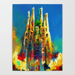 Basilica de la Sagrada Familia Poster