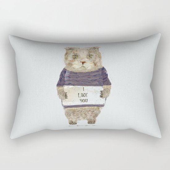 i like you Rectangular Pillow