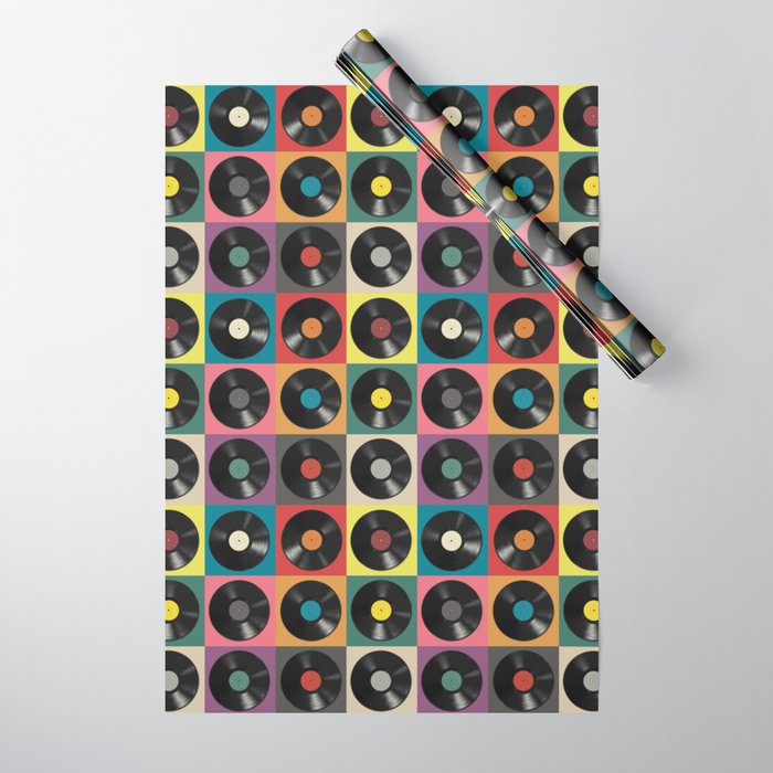 Vinyl Record Wrapping Paper