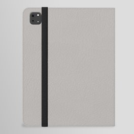 Pale Mulberry Gray - Grey Solid Color Pairs PPG Gray Marble PPG1002-4 - All One Single Shade Colour iPad Folio Case