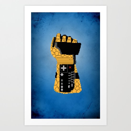 Power Glove Love: The Thing Art Print