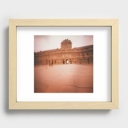 Wavy Louvre 2 Recessed Framed Print