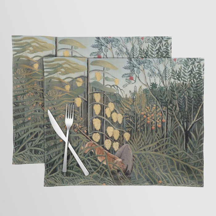 Henri Rousseau's In a Tropical Forest Placemat