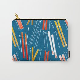 Colorful Ski Pattern Carry-All Pouch