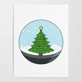 christmas tree ornaments	 Poster