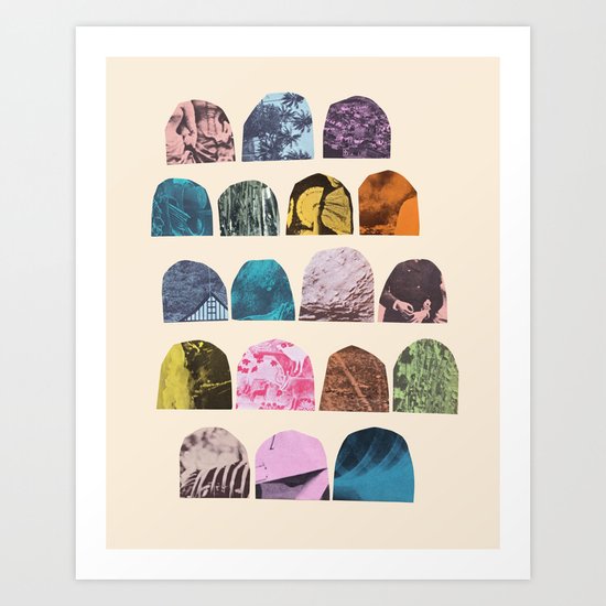 EIGHTEEN GRAVES Art Print