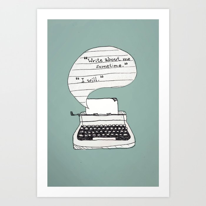 PERKS OF BEING A WALLFLOWER. Art Print