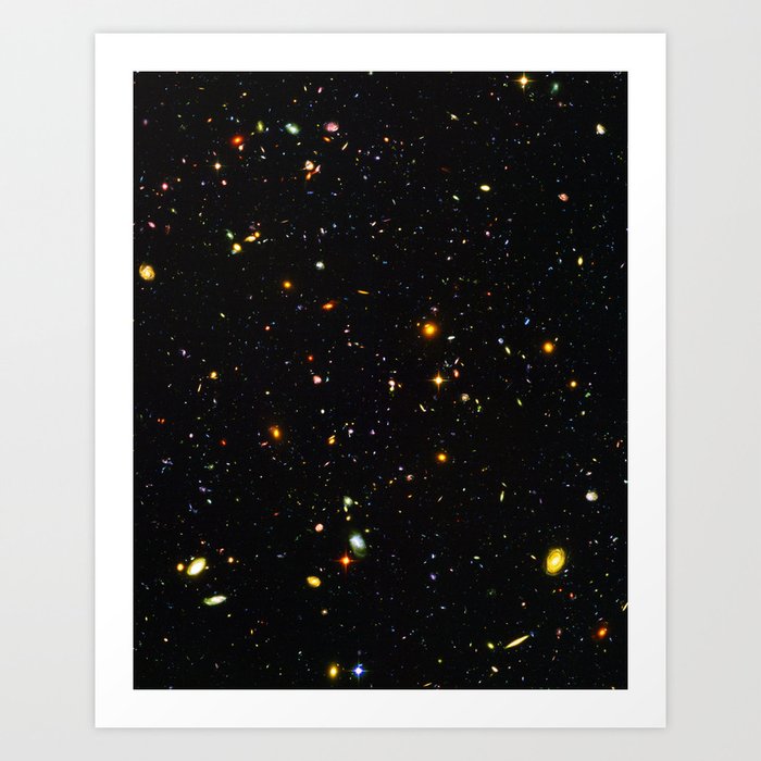 Hubble Ultra Deep Field Art Print