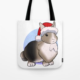 Santa Bunny Tote Bag