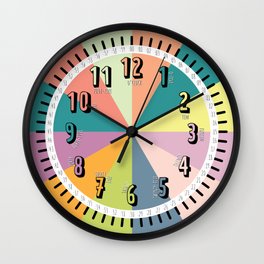 Learn to Tell Time Wall Clock