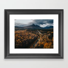 Arctic Autumn - Landscape and Nature Photography Framed Art Print