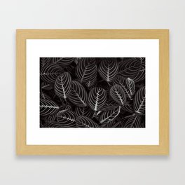 Botanic Garden Leaves Framed Art Print