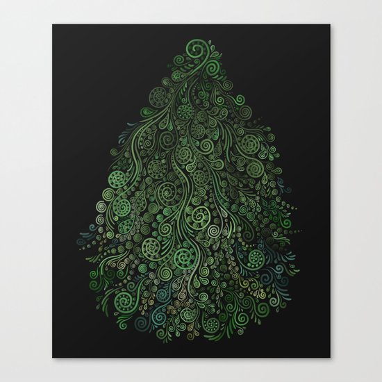 Fantasy Tree Greenery Canvas Print