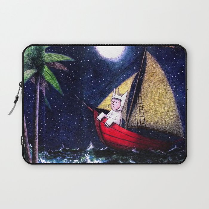 Max Traveling By Boat Laptop Sleeve
