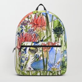 Botanical Garden Wildflowers and Bees Backpack