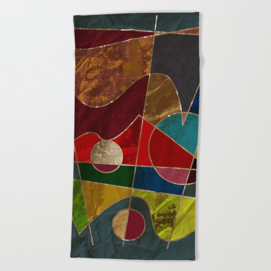 Abstract #334 Beach Towel
