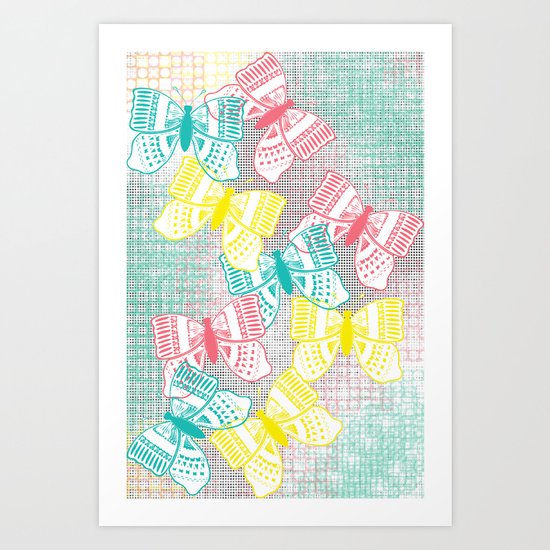 Butterflies in Heaven Art Print