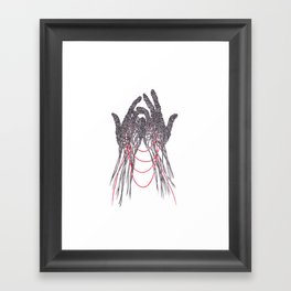 Do You Believe in the Red String of Faith Framed Art Print