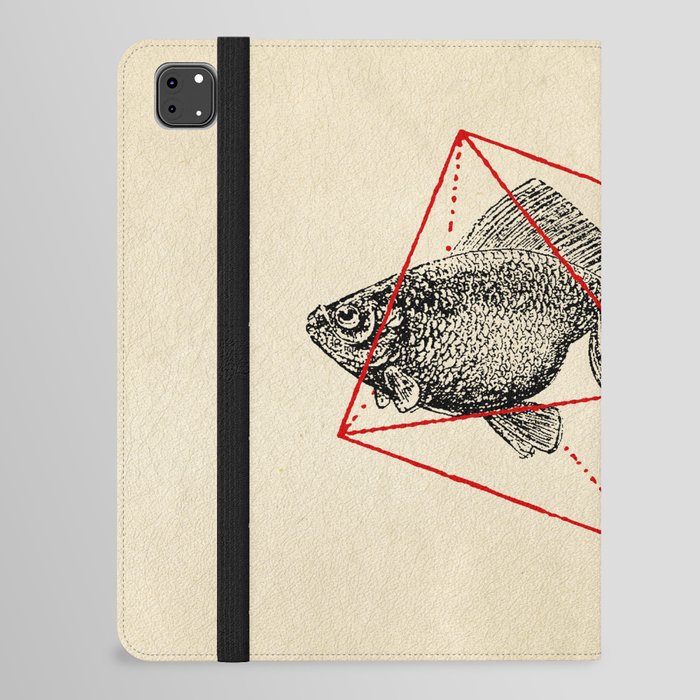 Fish In Geometrics III iPad Folio Case