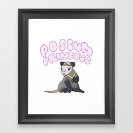 Possum Princess Framed Art Print