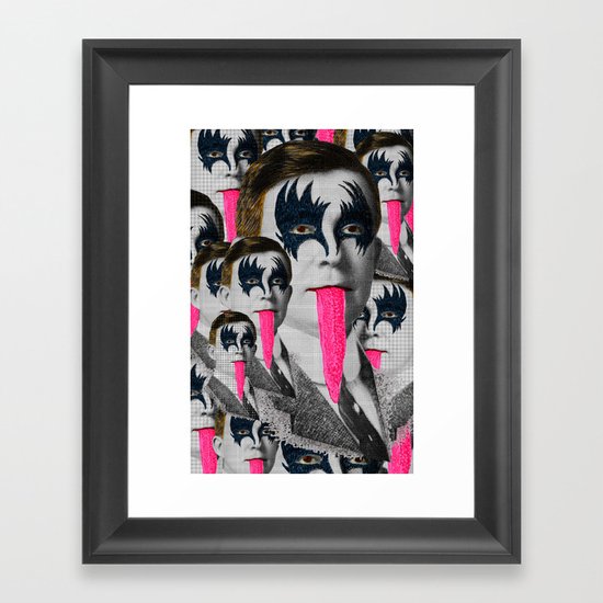 kiss Framed Art Print