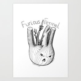 Furious Fennel Art Print
