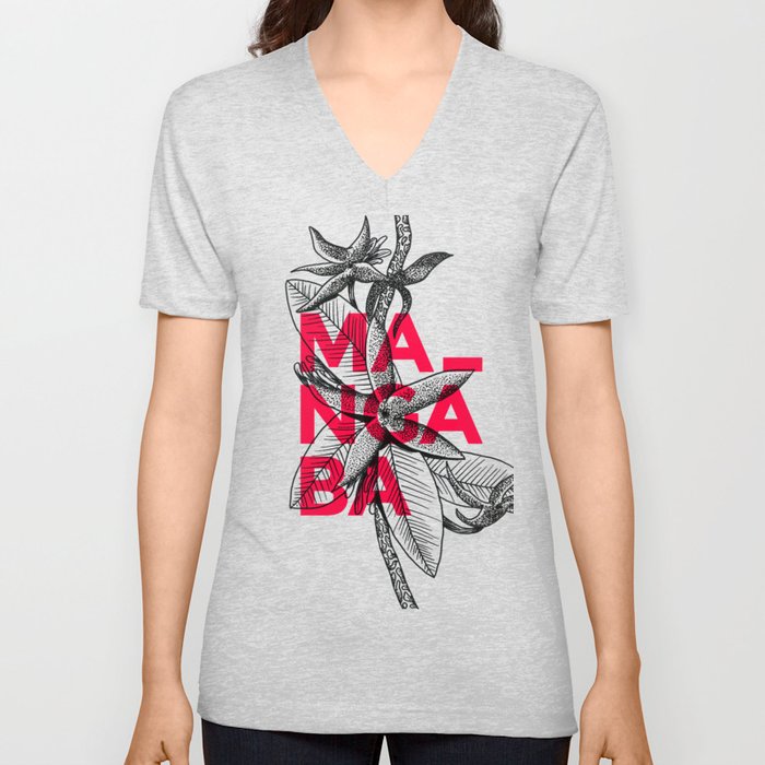 Mangaba V Neck T Shirt