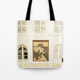 Salvador Dali Museum in Spain // A Modern Artsy Style Graphic Photography of Famous Artist Exhibit Tote Bag
