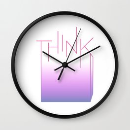 Think Outside the Box Wall Clock