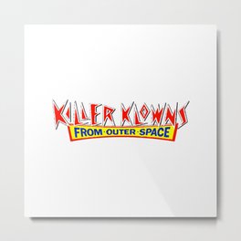 Killer Klowns From Outer Space Metal Print