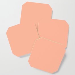 Rosebud Orange-Pink Coaster