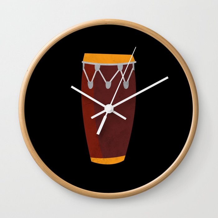 Conga drum Wall Clock