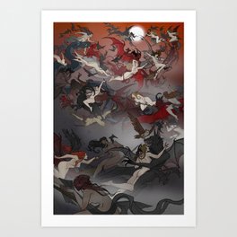 The Night of Witches Art Print