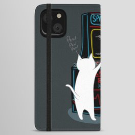 Space Cats Pew Pew iPhone Wallet Case