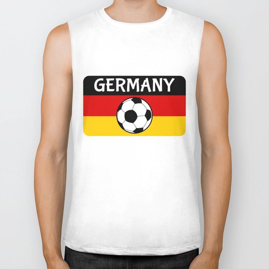 German Flag Football Biker Tank