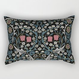 William Morris Blackthorn Art Nouveau Floral Pattern Rectangular Pillow
