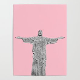 Christ Redeemer Rio de Janeiro - Art Poster