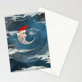 Santa Glow Stationery Card