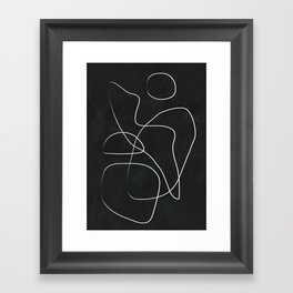 Abstract Line IV Framed Art Print
